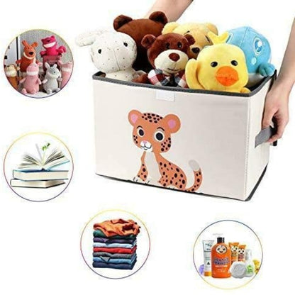 Non Woven Folding Storage Box with Handle childrensterritory
