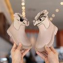 PU Leather Non-slip Snow Boots for Kids Girls childrensterritory