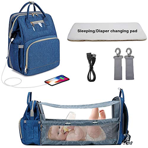 Portable Multi-Function Crib &amp; Diaper Backpack childrensterritory