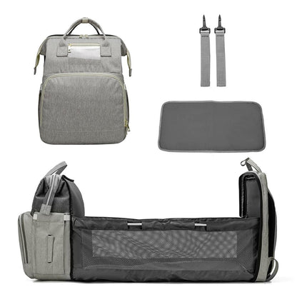 Portable Multi-Function Crib &amp; Diaper Backpack childrensterritory