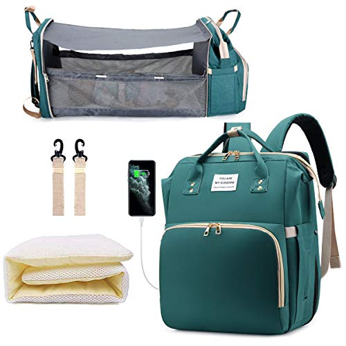 Portable Multi-Function Crib &amp; Diaper Backpack childrensterritory