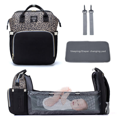 Portable Multi-Function Crib &amp; Diaper Backpack childrensterritory