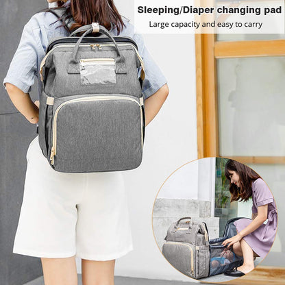 Portable Multi-Function Crib &amp; Diaper Backpack childrensterritory