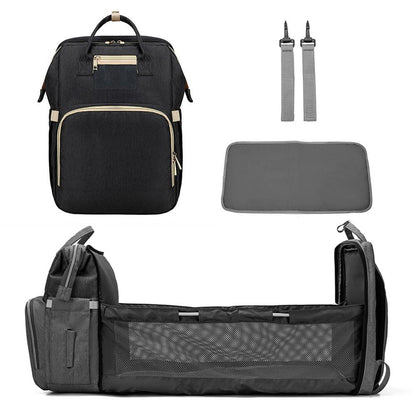 Portable Multi-Function Crib &amp; Diaper Backpack childrensterritory