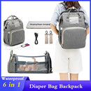 Portable Multi-Function Crib & Diaper Backpack childrensterritory