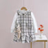 Princess Patchwork Winter Party Dress for Kids Girls childrensterritory