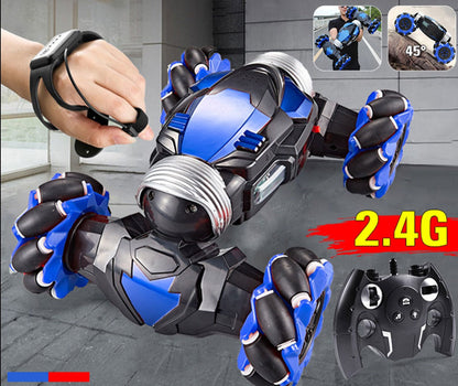 RC Car 4WD Radio Control Stunt Car With Light &amp; Music childrensterritory