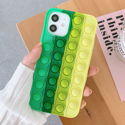 Rainbow Color Shockproof Silicone Case For iPhone childrensterritory