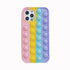 Rainbow Color Shockproof Silicone Case For iPhone childrensterritory