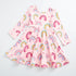 Kids Heart/Cat/Rainbow Print Milk Silk Dress childrensterritory