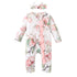 Baby Girl Floral Bodysuit with Bow-knot Headband childrensterritory