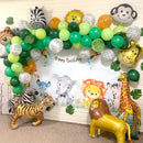 Jungle Safari Theme Birthday Party 109pcs Balloons Garland childrensterritory