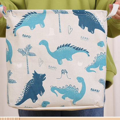 Cartoon Animal Print Cube Folding Storage Boxes childrensterritory
