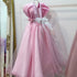 Girls Birthday Party Princess Gown with Pearls Decoration childrensterritory