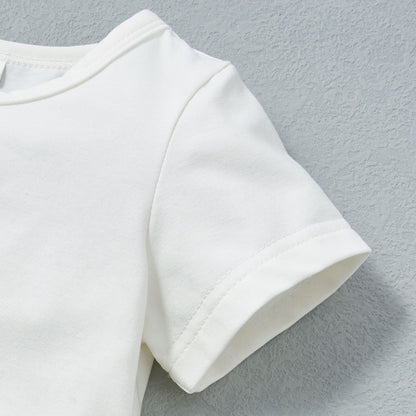 2PCS Baby Letter Print T-shirt &amp; Shorts Set For Boys childrensterritory