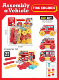 Kids 3 in 1 DIY Assembly A Vehicle Toy Set childrensterritory