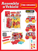 Kids 3 in 1 DIY Assembly A Vehicle Toy Set childrensterritory