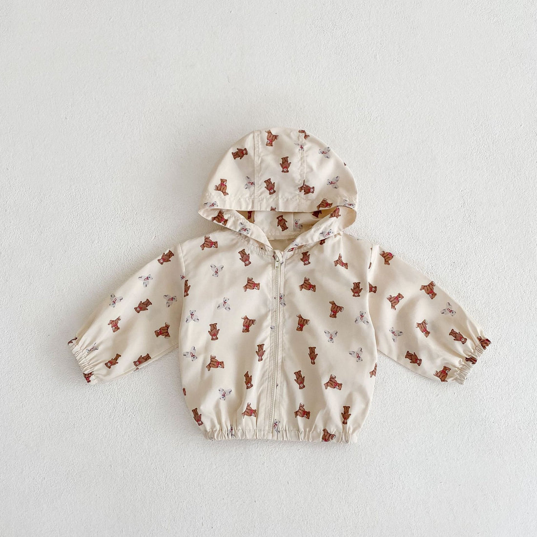 Bear Printed Windproof Hooded Coat for Baby/Toddler childrensterritory