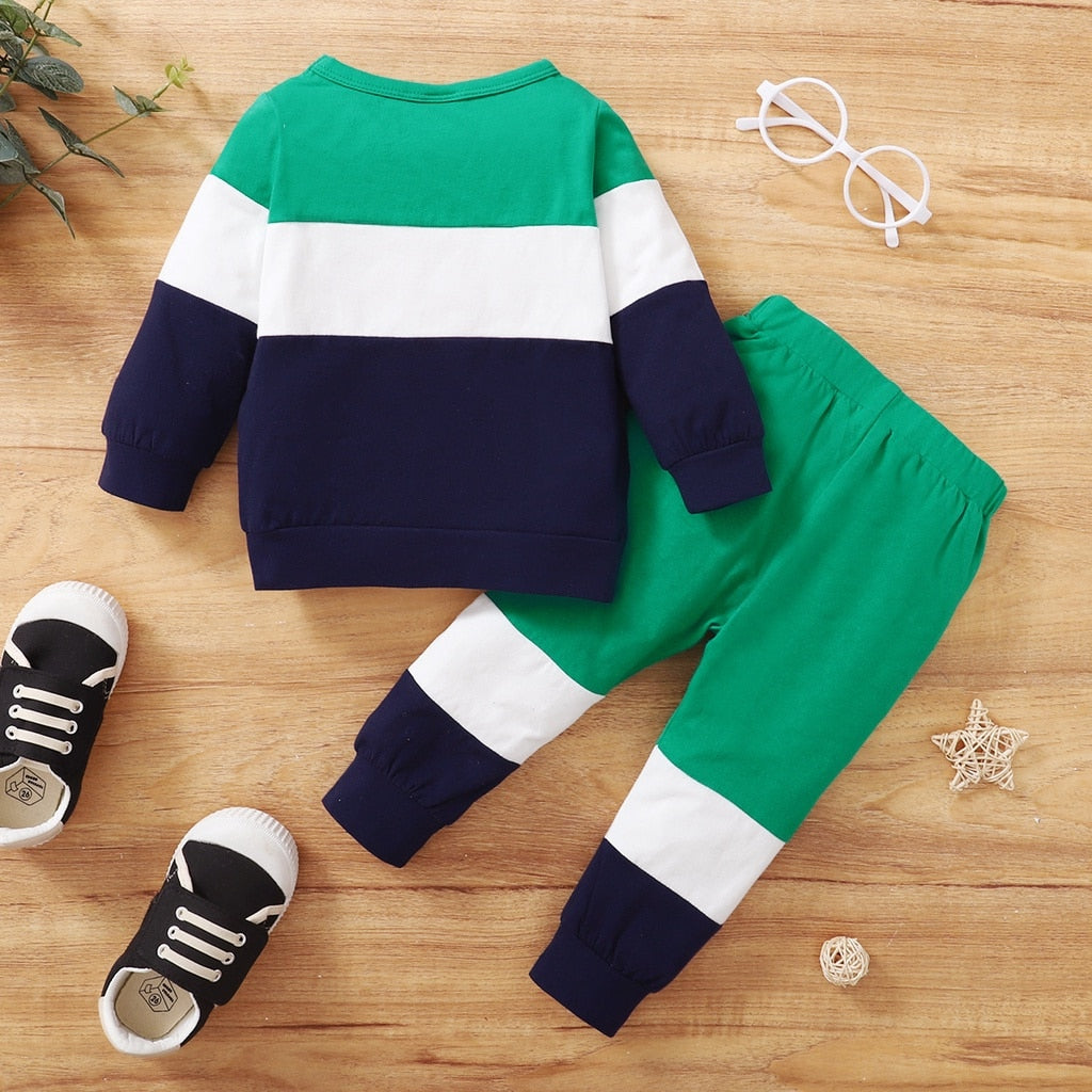 Baby Boy 2PCS Printed Casual Autumn Clothing Set childrensterritory