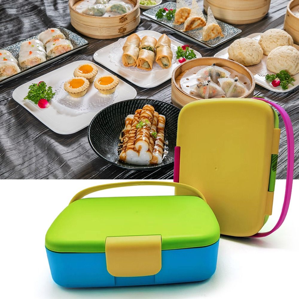 Portable Leakproof Bento Lunch Box with Handle for Kids/Adults childrensterritory