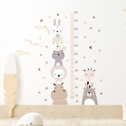 Boho Style Baby/Kids Room Cartoon Animal Wall Decals childrensterritory