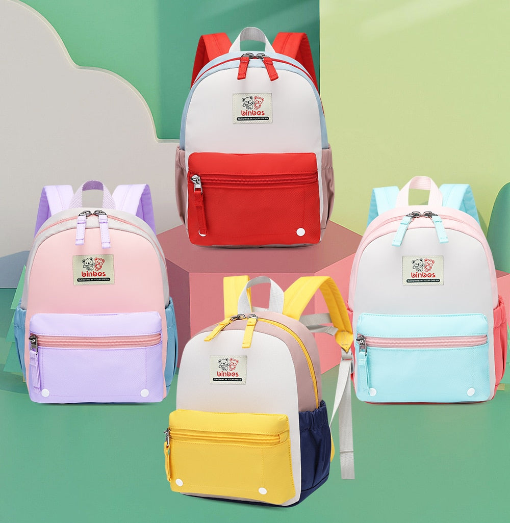 Lightweight Small School Bag With Chest Buckle For Kids Boys Girls childrensterritory