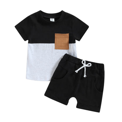 Baby Boys 2Pcs Tops &amp; Shorts Summer Outfit Sets childrensterritory