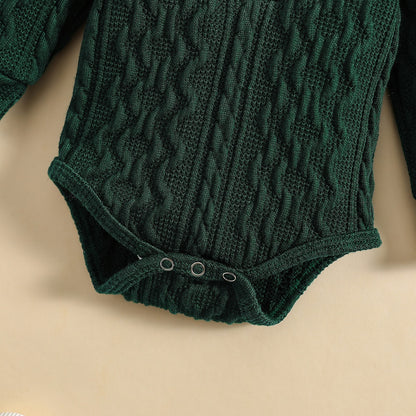 2Pcs Baby Boy Solid Jumpsuit &amp; Pants Outfit Set childrensterritory