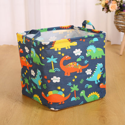 Cartoon Animal Print Cube Folding Storage Boxes childrensterritory