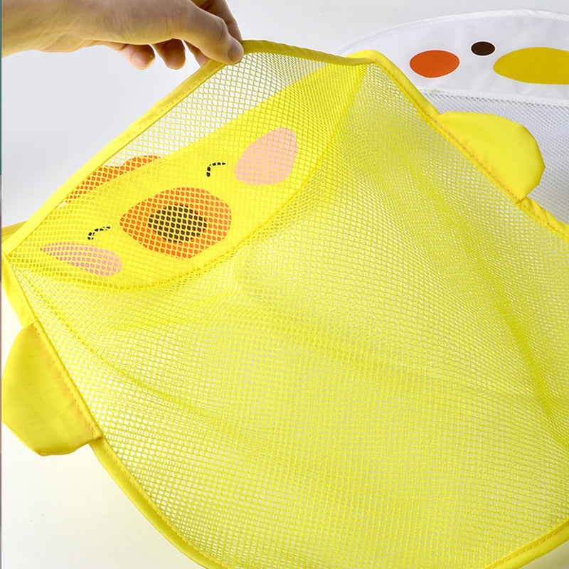 Duck Shape Bathroom Toy Storage Mesh Bag childrensterritory