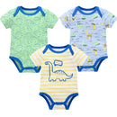 Cotton Short Sleeve Baby Unisex Cartoon Bodysuits childrensterritory