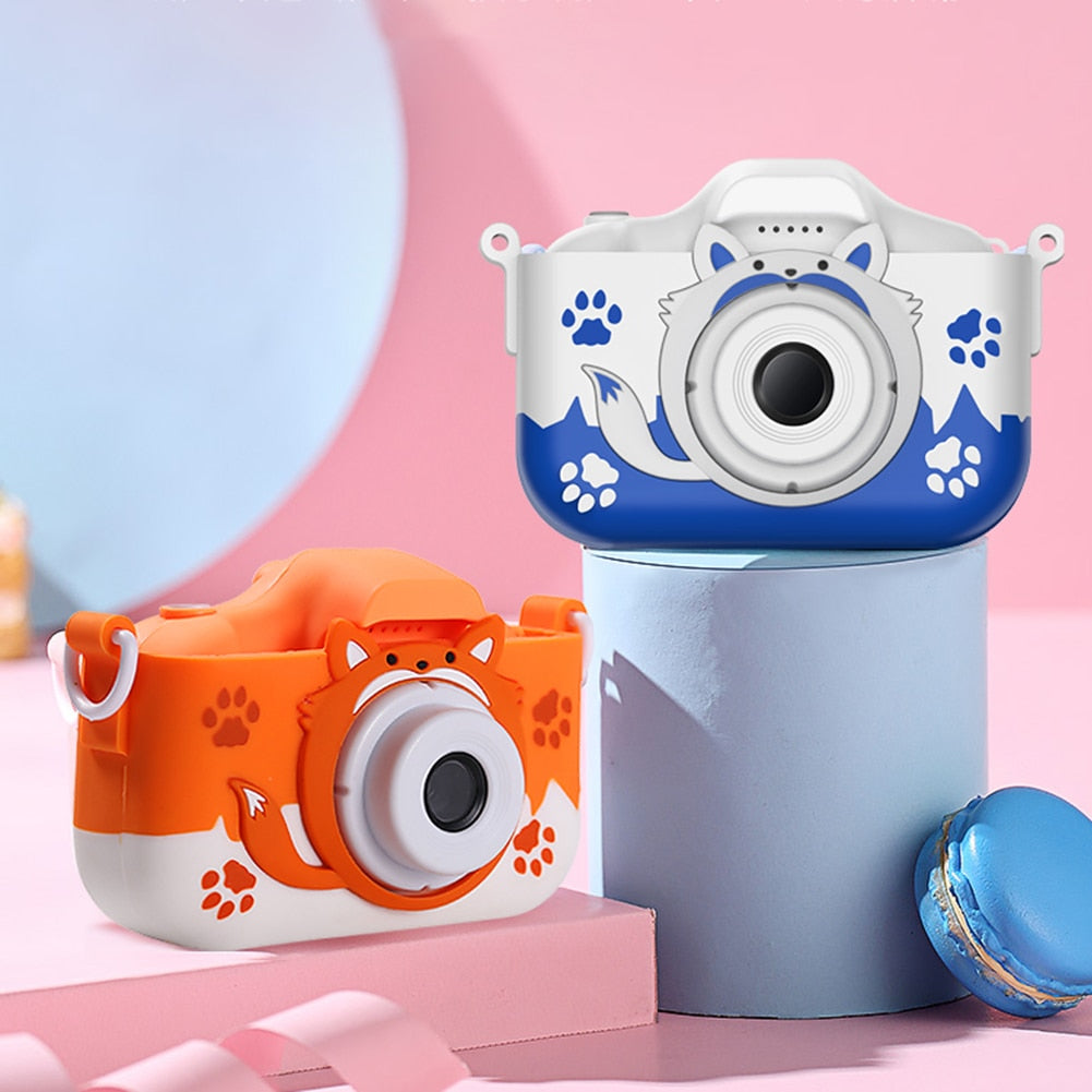Cartoon Fox Design 40MP HD Camera Toys for Kids childrensterritory