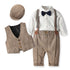 Infant Boy Formal Birthday Outfit With Hat Vest childrensterritory