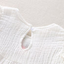 Baby/Kids Girls Embroidery Swing Pleated Dress childrensterritory
