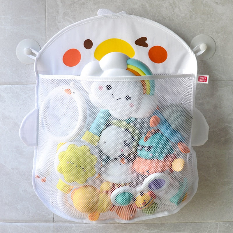 Duck Shape Bathroom Toy Storage Mesh Bag childrensterritory