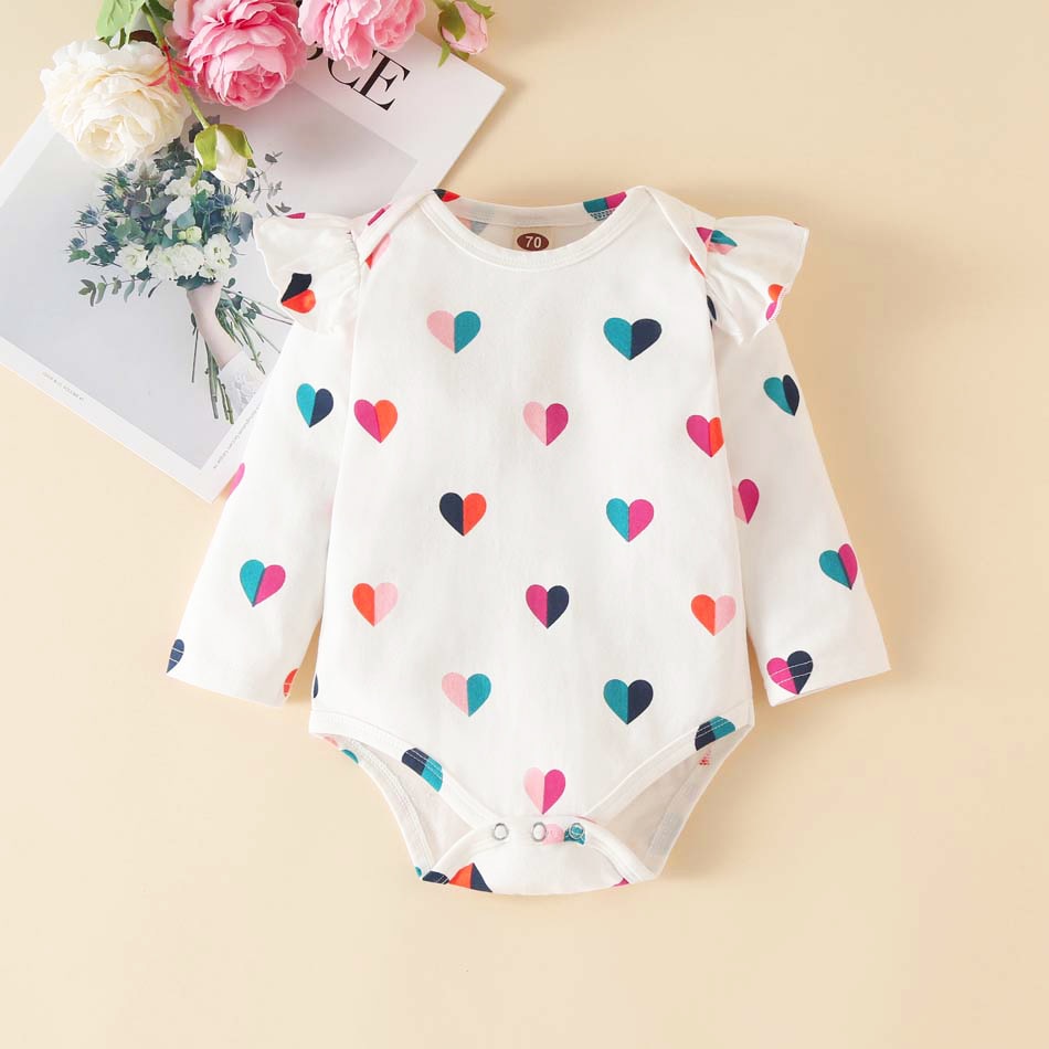 Infant Girl 3Pcs Sets of Printed Cotton Clothes childrensterritory