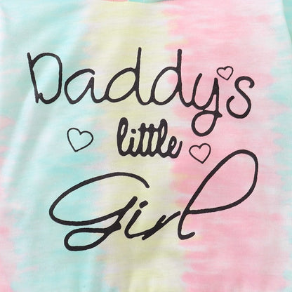 Infant Girl Tie-dye Hoodie &amp; Pants 2PCS Outfit childrensterritory
