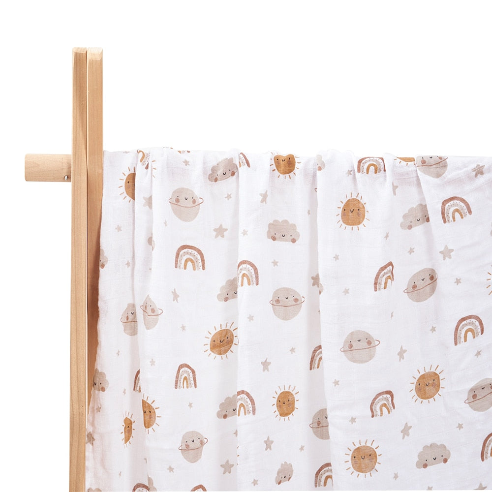 Bamboo Muslin Cotton Baby Swaddle/Wraps childrensterritory