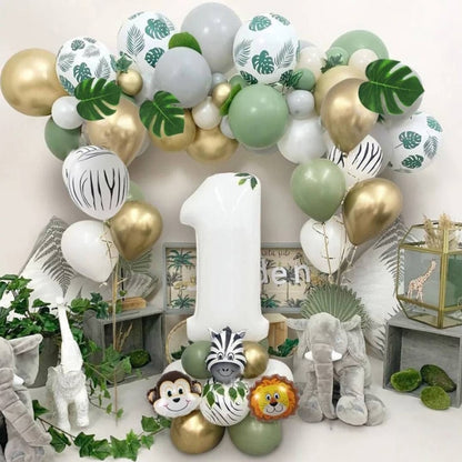 First Birthday Party Jungle Safari Theme Decoration Kit childrensterritory