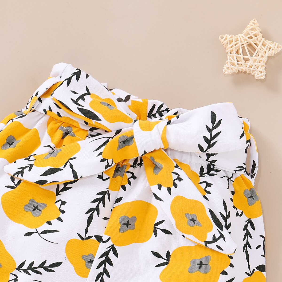 Baby Girl 3Pcs Letter &amp; Floral Print Outfit Set childrensterritory