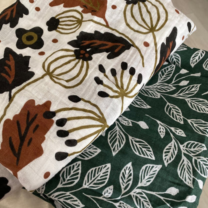 2 Pieces Pack Muslin Cotton Baby Swaddles/Blankets childrensterritory