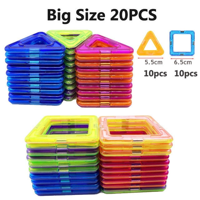 Large Magnetic Building Blocks Toys Set For Kids childrensterritory