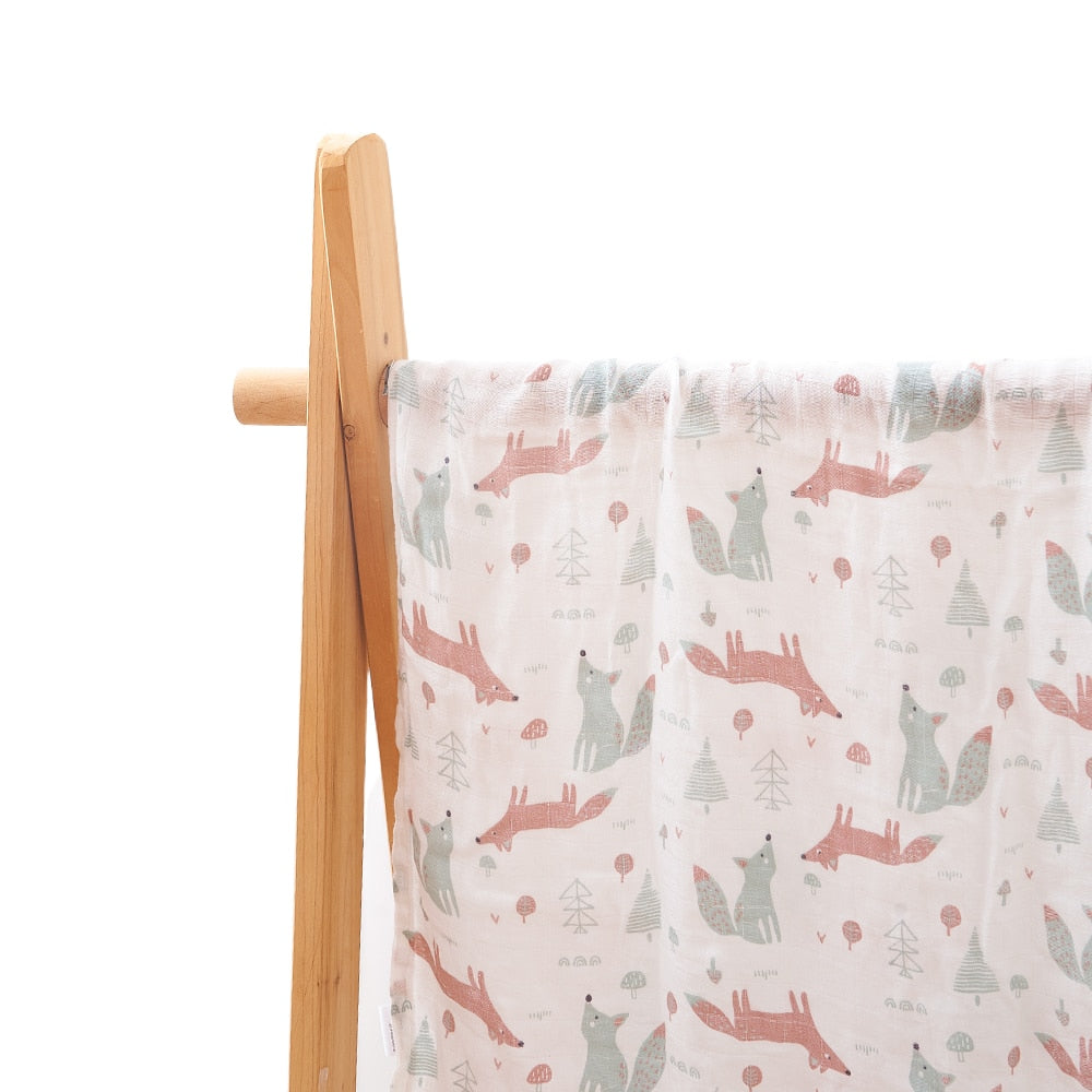 Bamboo Muslin Cotton Baby Swaddle/Wraps childrensterritory