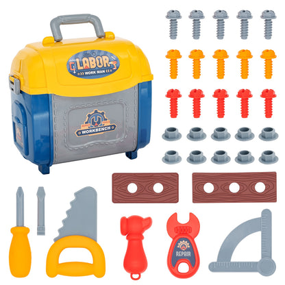 Kids Pretend Play Workbench Tool Box Set Toys childrensterritory
