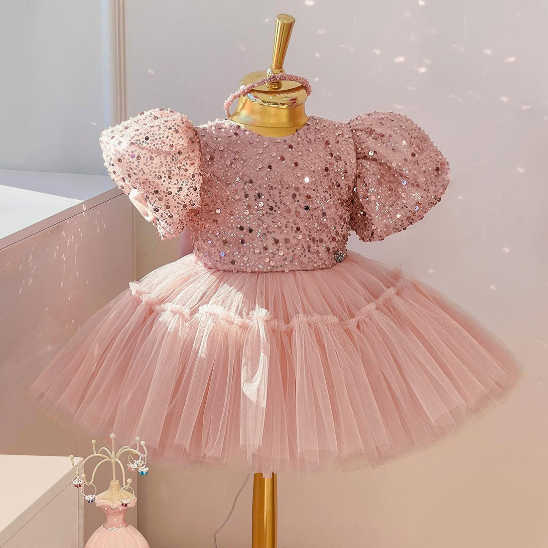 Tutu Baptism Dress | Party Gown for Baby/Kids Girls childrensterritory