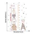 Height Ruler & Cartoon Wall Decals for Kids Room childrensterritory