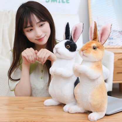 Realistic Rabbit Stuffed Toys for Kids Room Decor childrensterritory