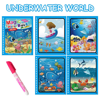 1pcs Reusable Water Drawing Book Educational Toys childrensterritory
