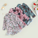 Kids Girls Long Sleeve Printed Bathing Suit/Swimwear childrensterritory