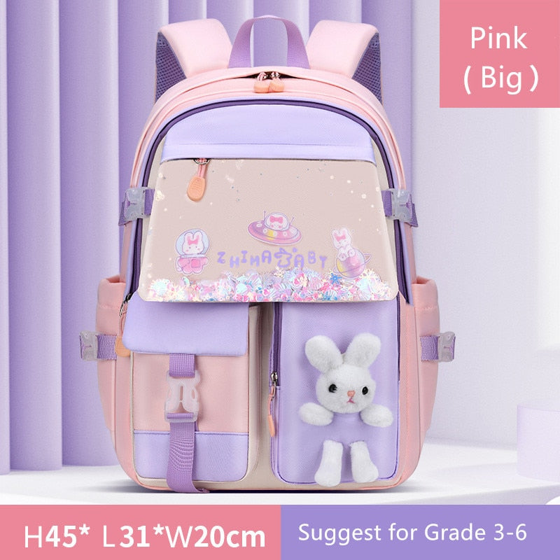 Multi Pocket Cartoon School Backpacks for Kids childrensterritory